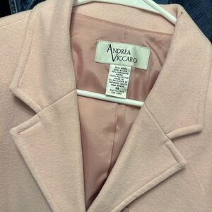Vintage Andrea Viccaro pink wool cashmere blend Women's Coat